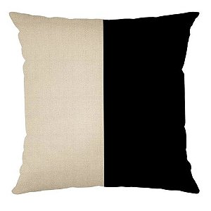Almofada Concept Recorte Preta  332 50x50cm Belchior