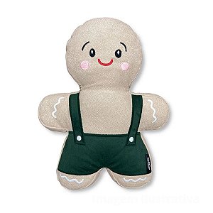 Almofada de Natal Biscoito Gingerben Jr. 26x33cm  445529