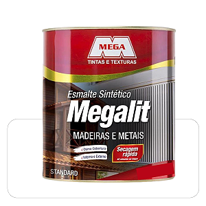 Megalit Esmalte Brilhante Branco 18L Sintético Solvente Mega