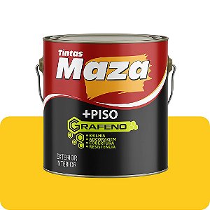 Tinta Piso Grafeno Amarelo Segurança  3,6L Maza