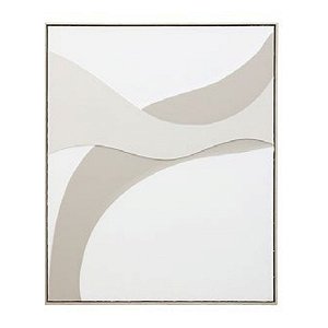 Quadro Em Poliestireno e Canvas Texturizado 20497-B 100x80x4cm