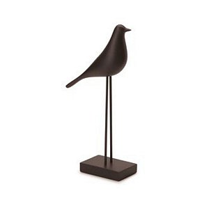 Escultura Decorativa Pássaro P 13905 26,5x5,5x12cm Mart