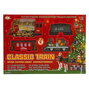 Cenario Trem C/led Som e Movimento  63,5cm 6AA  C/44 pçs 1071854