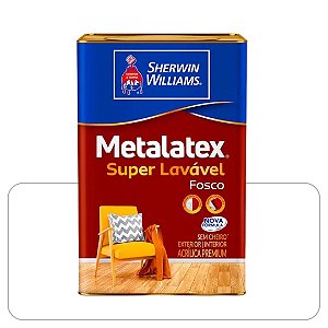 Metalatex Branco Neve 18L Fosco Super Lavável SherwinWilliams