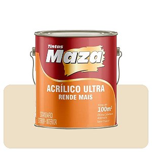 Tinta Acrílica Maza Ultra Palha 3,6L Fosco Standard