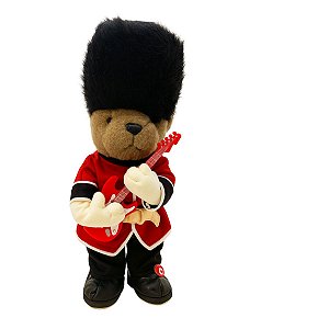 Urso Soldado Com Som e Movimento 40cm 1056080 1UN Cromus