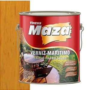 Verniz Marítimo Fosco Incolor 3,6L P/ Madeira Maza