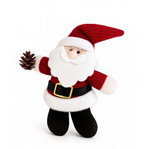 Mini Pelucia Papai Noel Pinha 12cm 1007327 1Un Cromus