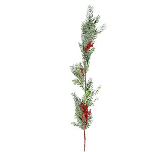 Galho Barry Folhas e Frutas Longo 120cm C/1Unid 1045057