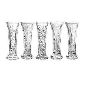 Mini Vaso De Cristal Transparente 15x5cm  61846