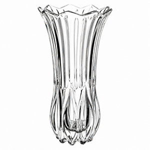 Mini Vaso Tulipa De Cristal Transparente 19x10cm 61678