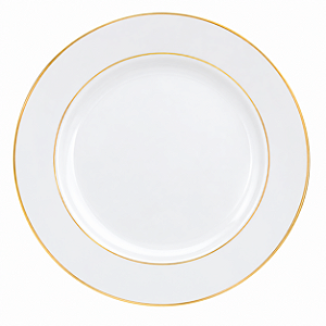 Prato Raso De Jantar Monaco C/ Borda Dourada 27cm CJ6 18082