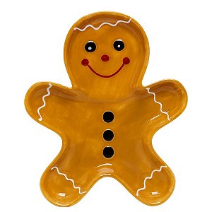 Petisqueira Natalina Biscoito Ginger 20cm MP959