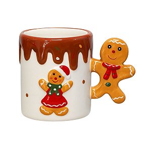 Caneca Natalina Ginger 9cm C/1UN MP958