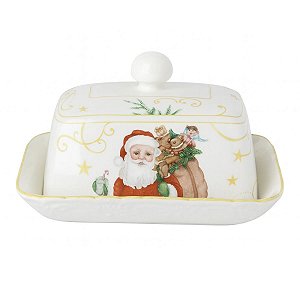 Porta Manteiga Natalina 17cm MP372