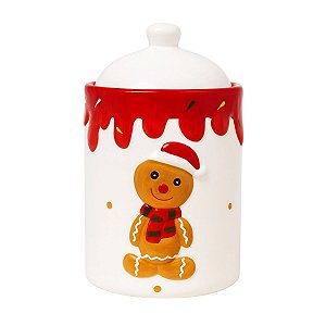 Pote Porta Condimentos Ginger 18cm Natal MP939