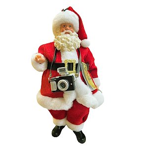 Papai Noel Fotografo 30cm 1Un PN1573