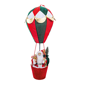 Balão Natalino C/Papai Noel E Presentes 80cm 1Un 1039356