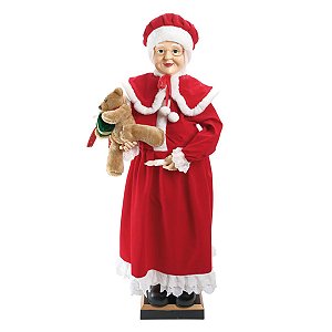 Mamãe Noel C/ Urso Som e Movimento 110cm 1083831
