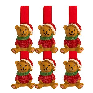 Mini Prendedor Natalino De Urso C/6 Cromus 1087838