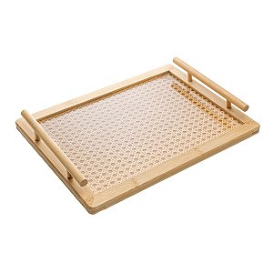 Bandeja Decorativa Em Madeira 39x29x5cm 21132 Wolff