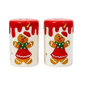 Porta Condimento Natalino Ginger 8cm MP951