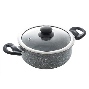 Panela Cacarola De Indução Cinza 24cm 29240 Wolff