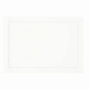 Lugar Americano De Algodão Ponto Ajour Branco 45x33cm 2Un 27540