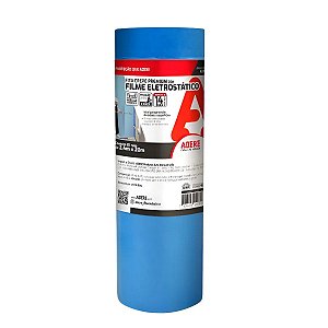Fita Crepe Azul Filme Eletrostático Mascaramento 2,4mX20M C/ Dispenser