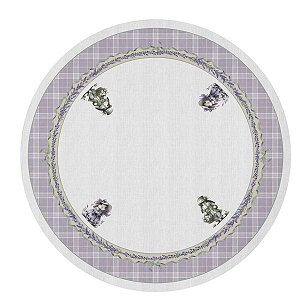 Toalha De Mesa De Pascoa Redonda Poesia 180cm 198052