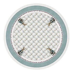 Toalha De Mesa De Pascoa Redonda Reencontros 180cm 198051