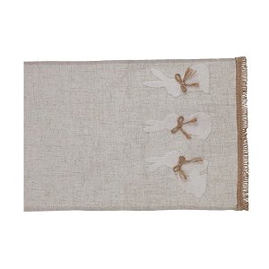Caminho De Mesa De Pascoa Rustico 140x40cm  1099864