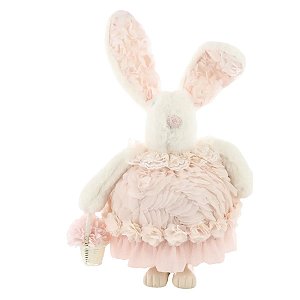 Pelucia De Páscoa Coelho Suspiro C/ Cesta 39cm 1094285
