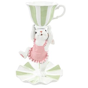 Coelho De Pascoa Tea Party Bailarina Cha 24cm 1067847 1Unid