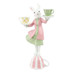 Porta Velas De Pascoa Tea Party Mss.Rabbit  41cm 1067852