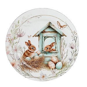Prato De Pascoa Sousplat Coelho C/1Und 33cm 1094245
