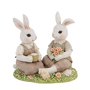 Coelho De Pascoa La BellePiquinique No Parque 11,5x10,5x7,5cm 1098968