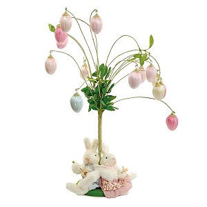 Arvore De Pascoa De Mesa Charlotte Ovos e Coelho  63cm 1067030