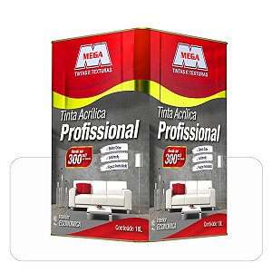 Tinta Mega Profissional Branca 18L Fosco Econômica