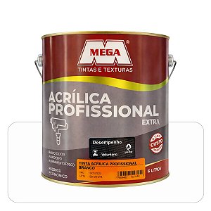 Tinta Mega Profissional Branca 3,6L Fosco Econômica