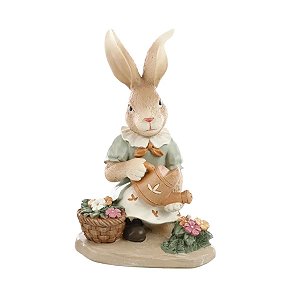Coelho Da Páscoa Breeze Resina Regadora 1099025 17x9x6cm