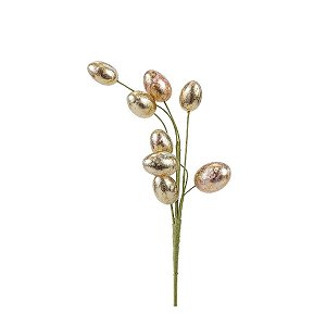 Pick De Pascoa Fondant C/Ovos Dourados 30x7,5cm C/1UN 1099204