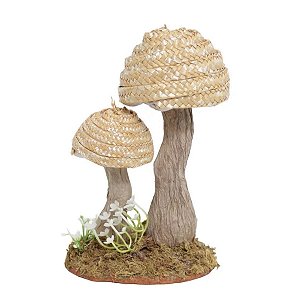 Cogumelo Decorativo Classic Creme 18,5cm 1Un 1070592