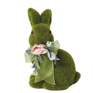 Coelho Da Páscoa Mesh De Grama Colar Rosa 1099253