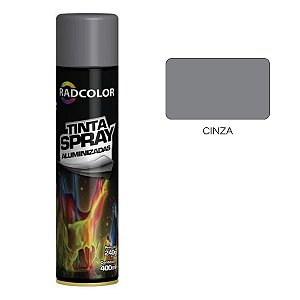 Spray Uso Geral Cinza Placa 400ml RadColor