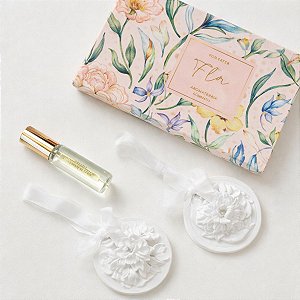 Gesso Perfumado Bolacha Flor Cha Branco Greenswet