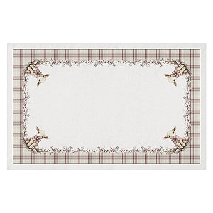 Toalha De Mesa De Pascoa 220x140cm  Encanto Açucarado Ovelha