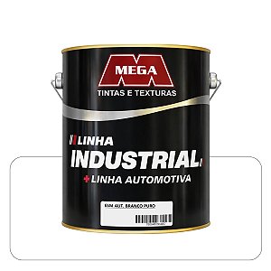 Mega Esmalte Automotivo  Branco 0,900ml Sintético Solvente