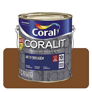 Coralit Ferrolack Tabaco 0,900mL  Antiferrugem Brilhante
