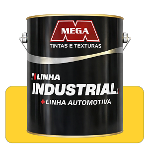 Mega Esmalte Automotivo  Amarelo Segurança 3,6L Sintético Solvente
